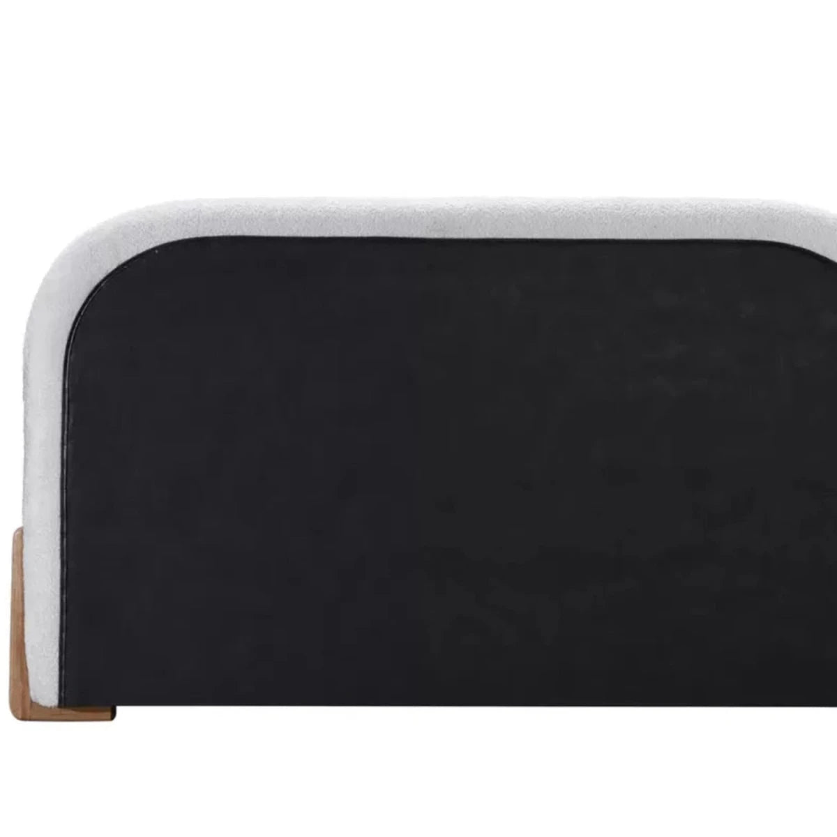 Plush padded headboard ideal for relaxing and reading.