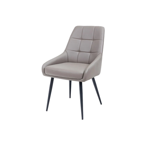 Ava Taupe PU Dining Chair - Set of 4 - Pendle Village Furniture