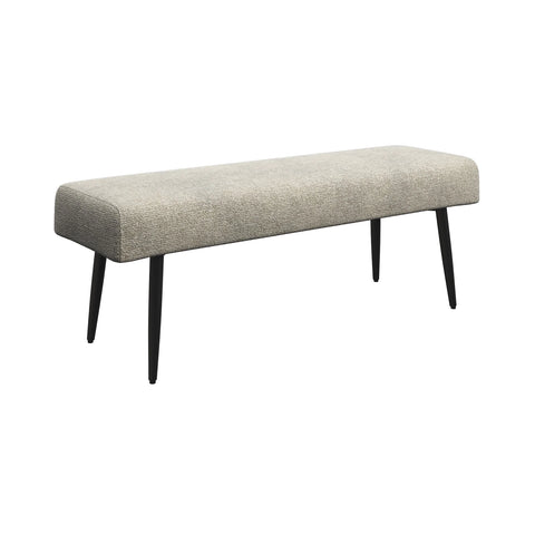 Avor Champagne Fabric Corner Dining Bench with Backless Bench Set - Backless Bench 