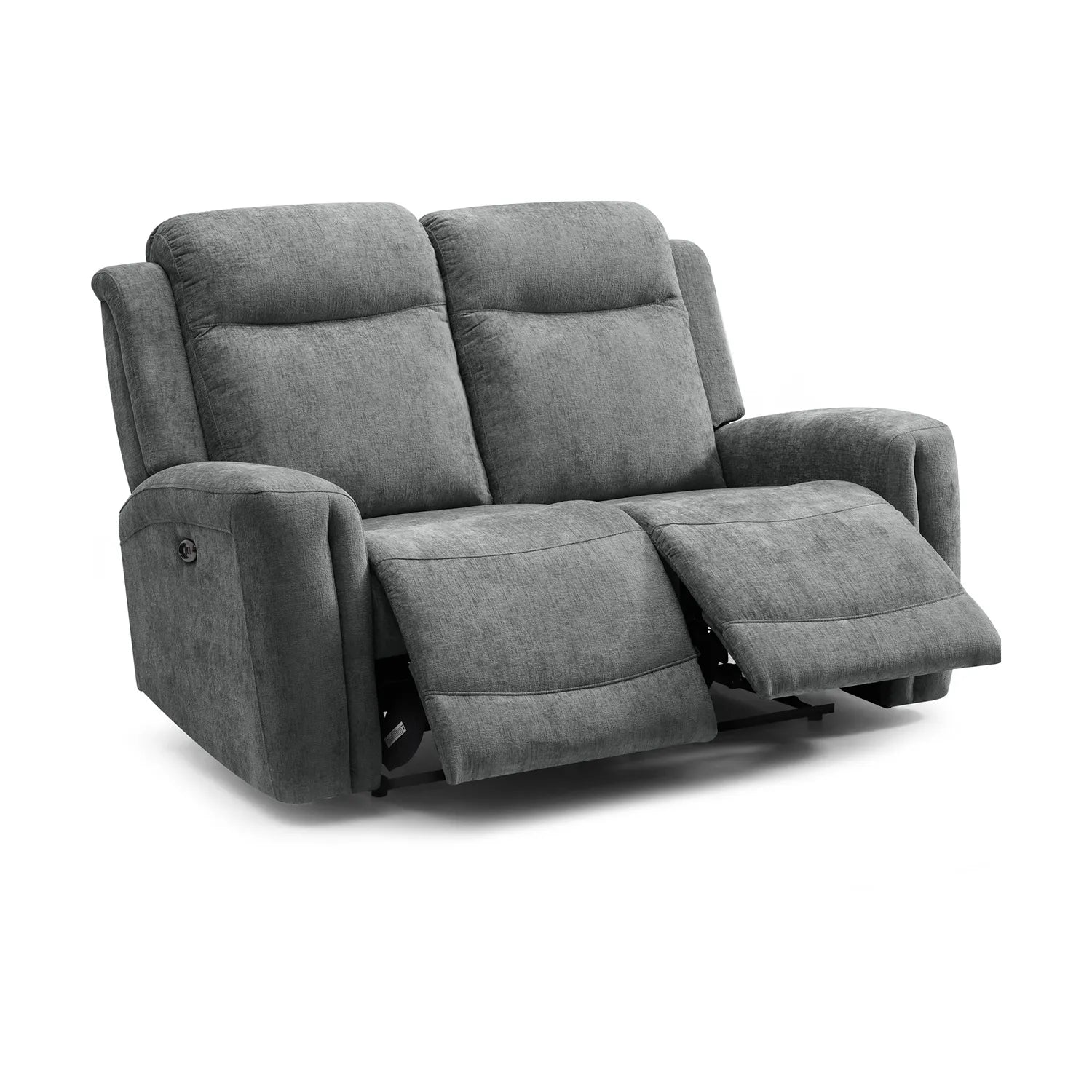Bentley Grey Fabric 3 Seater Recliner Sofa