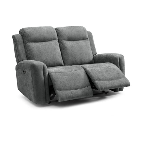 Bentley Grey Fabric 3 Seater Recliner Sofa
