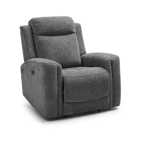 Bentley Grey Fabric 3 Seater Recliner Sofa