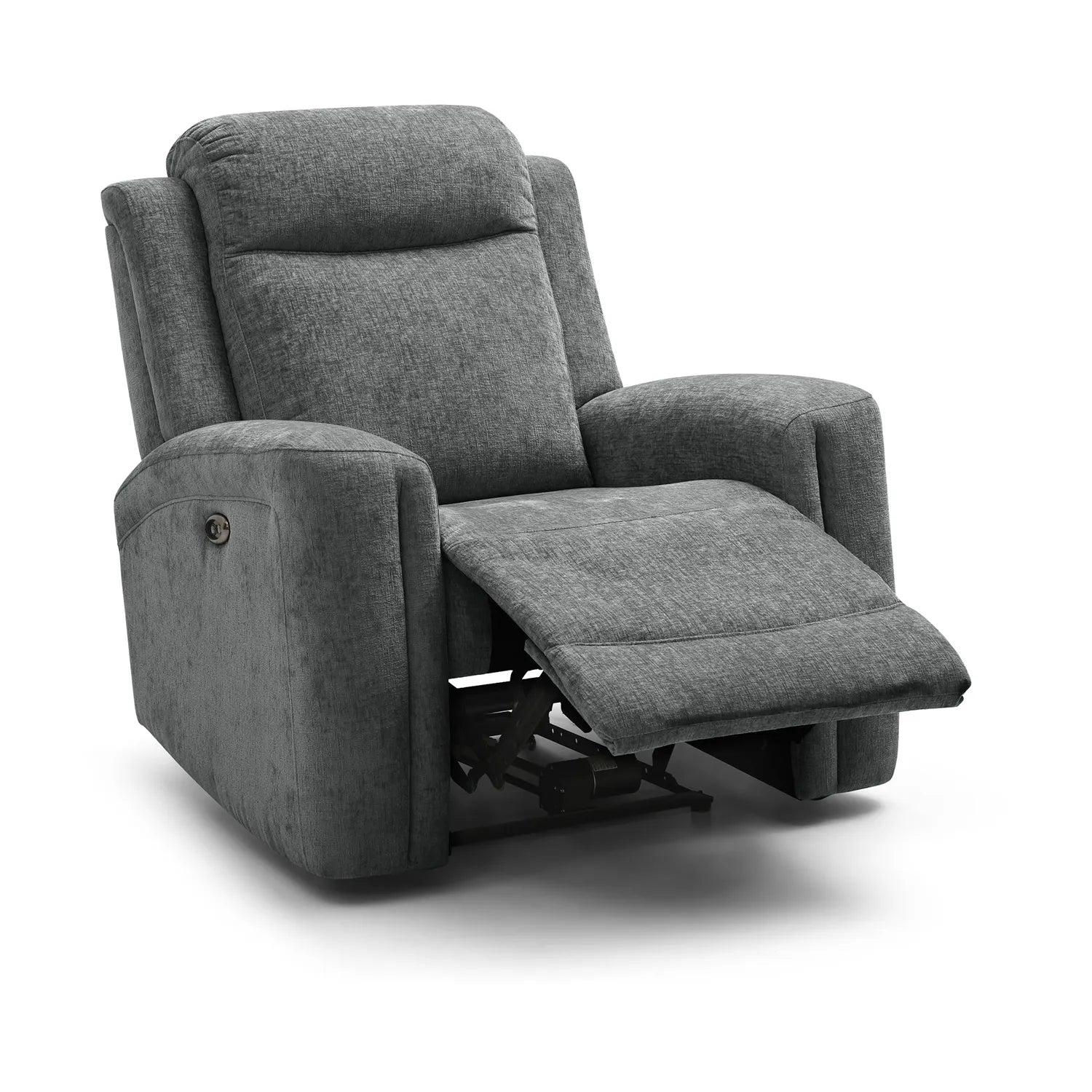 Bentley Grey Fabric 3 Seater Recliner Sofa