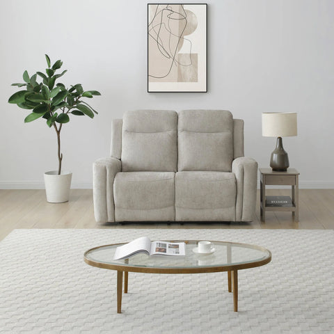 Bentley Natural Fabric 3 Seater Recliner Sofa
