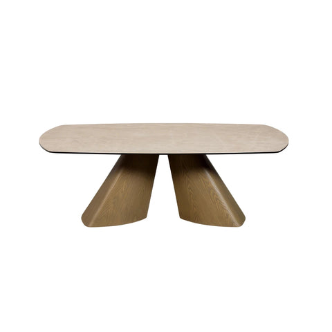 Arlo Cream Ceramic Coffee Table