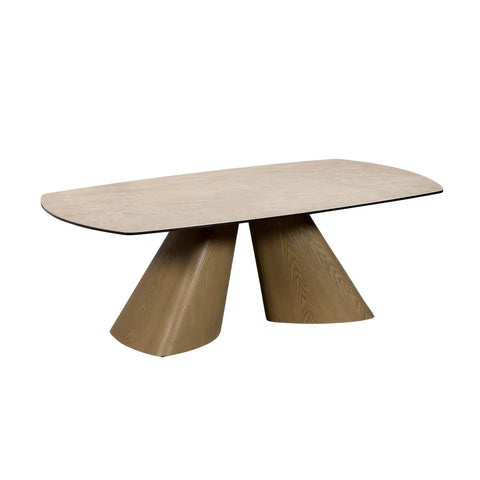 Arlo Cream Ceramic Coffee Table