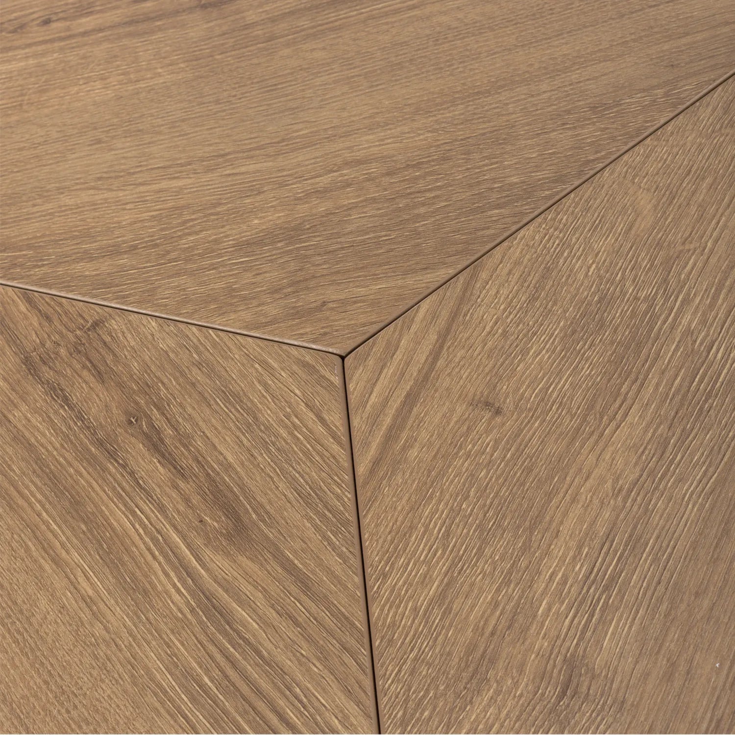 Bolton 150cm Round Rustic Oak Effect Smart Top Dining Table - Pendle Village Furniture