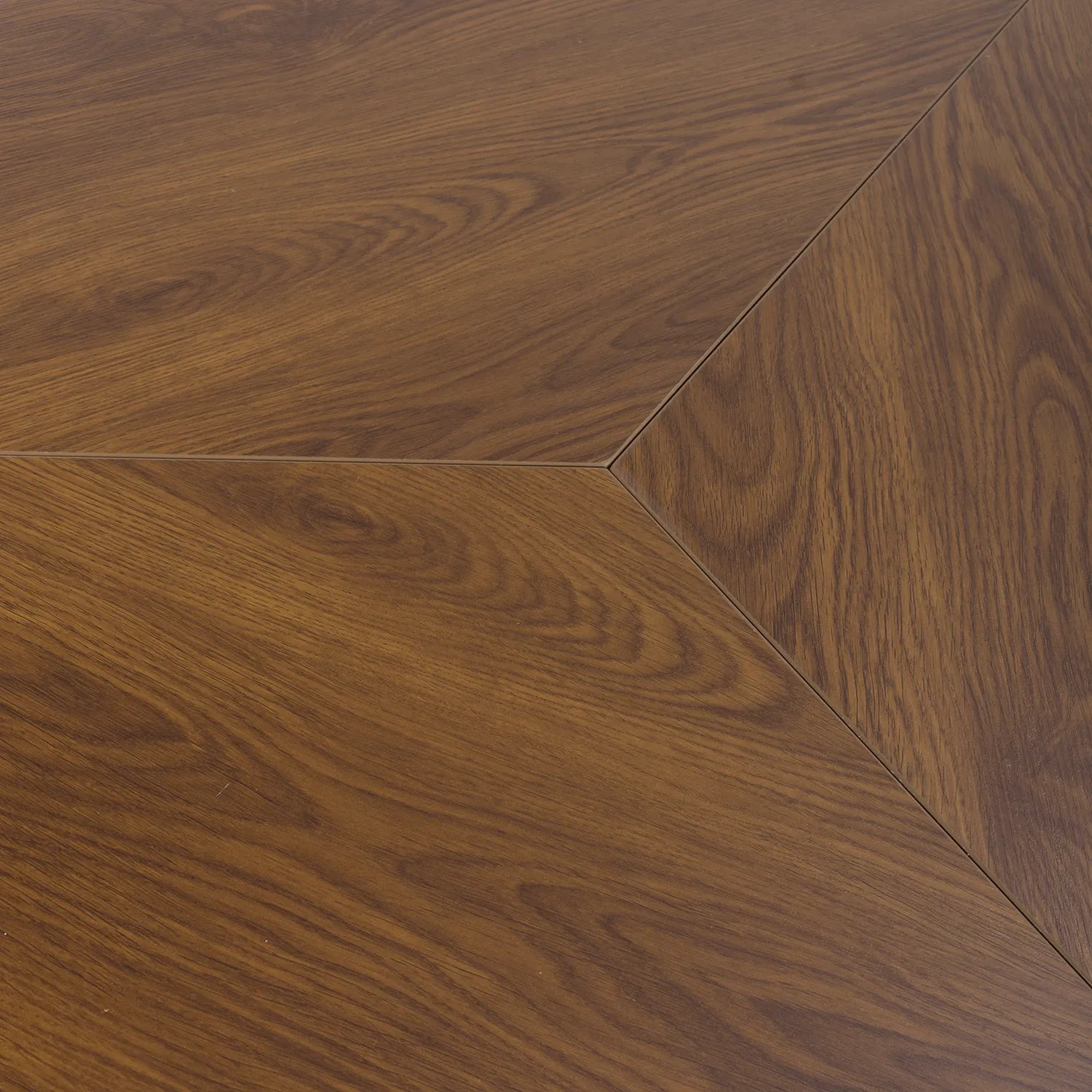 Bolton 150cm Round Smoked Oak Effect Smart Top Dining Table - Pendle Village Furniture