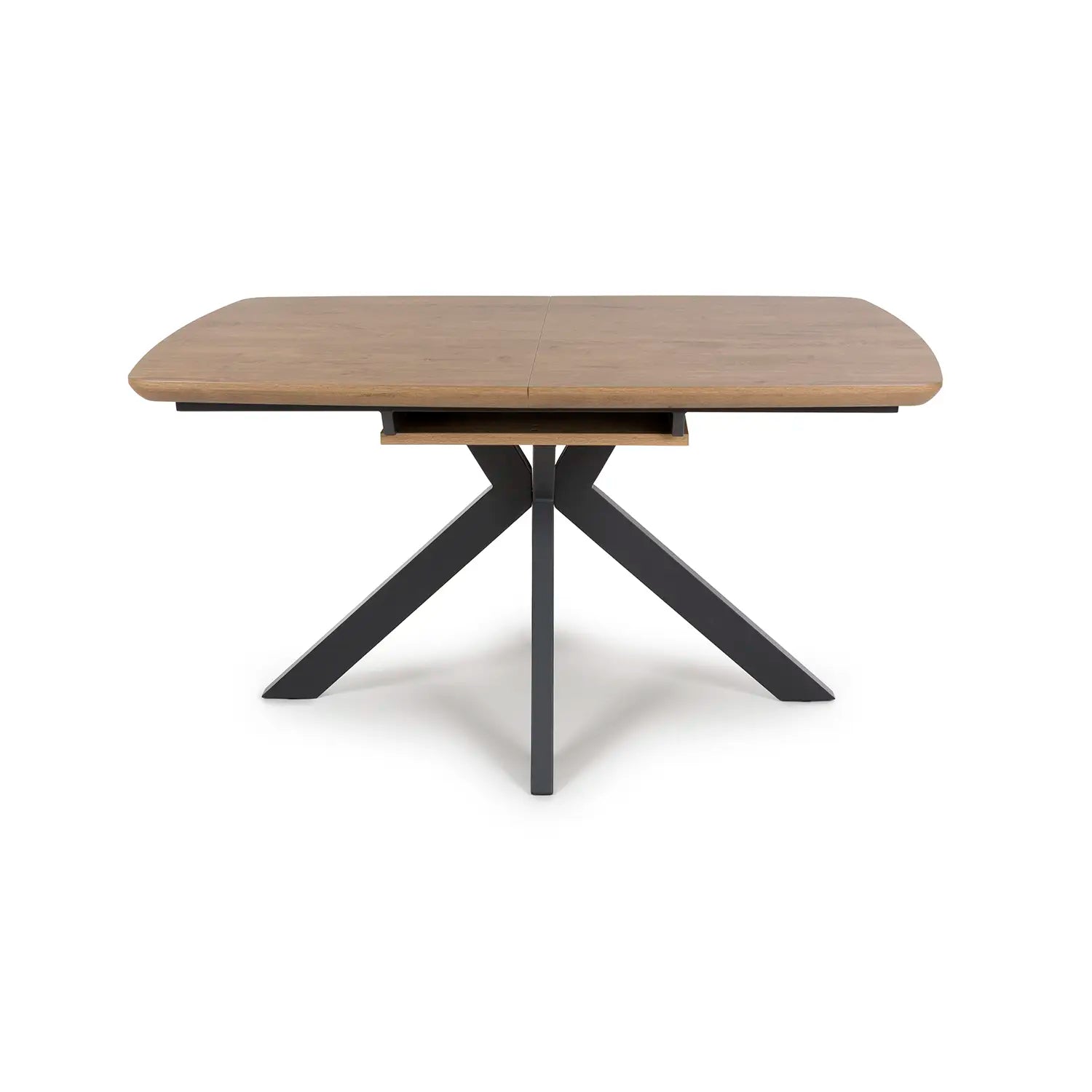 Bolton Rustic Oak Effect Smart Top Extending Dining Table - Pendle Village Furniture