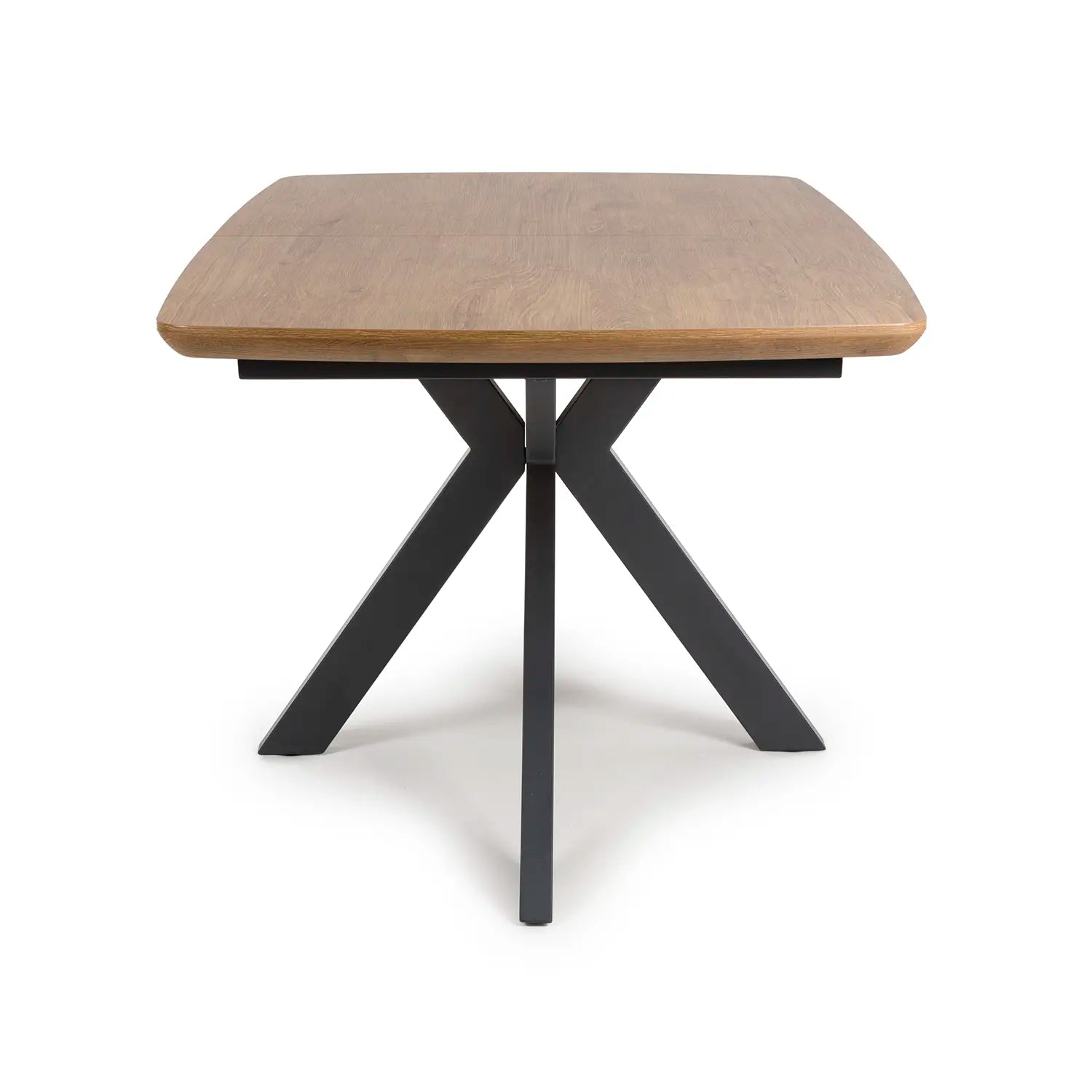 Bolton Rustic Oak Effect Smart Top Extending Dining Table - Pendle Village Furniture