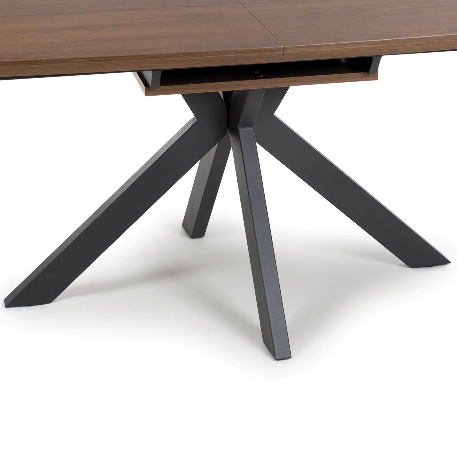 Bolton Smoked Oak Effect Smart Top Extending Dining Table - Pendle Village Furniture