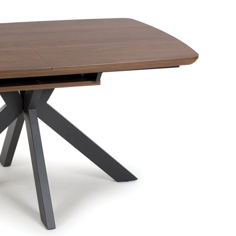 Bolton Smoked Oak Effect Smart Top Extending Dining Table - Pendle Village Furniture