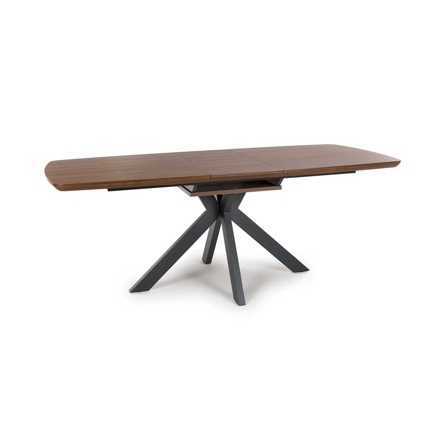 Bolton Smoked Oak Effect Smart Top Extending Dining Table - Pendle Village Furniture