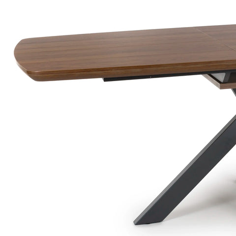 Bolton Smoked Oak Effect Smart Top Extending Dining Table - Pendle Village Furniture