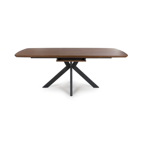 Bolton Smoked Oak Effect Smart Top Extending Dining Table - Pendle Village Furniture