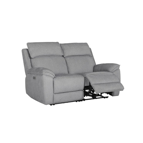 Bailey 2 Seater Electric Recliner Sofa – Grey