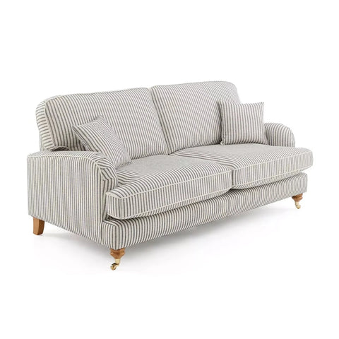 Pemberley Ticking Stripe Fabric Sofa Collection