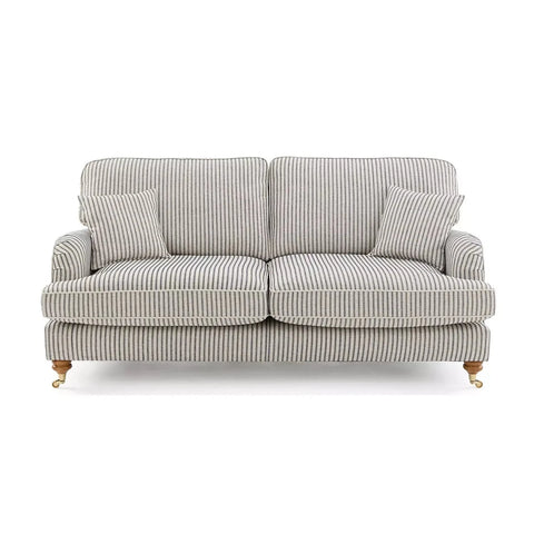 Pemberley Ticking Stripe Fabric Sofa Collection