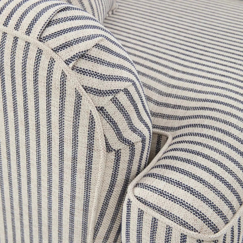 Pemberley Ticking Stripe Fabric Sofa Collection