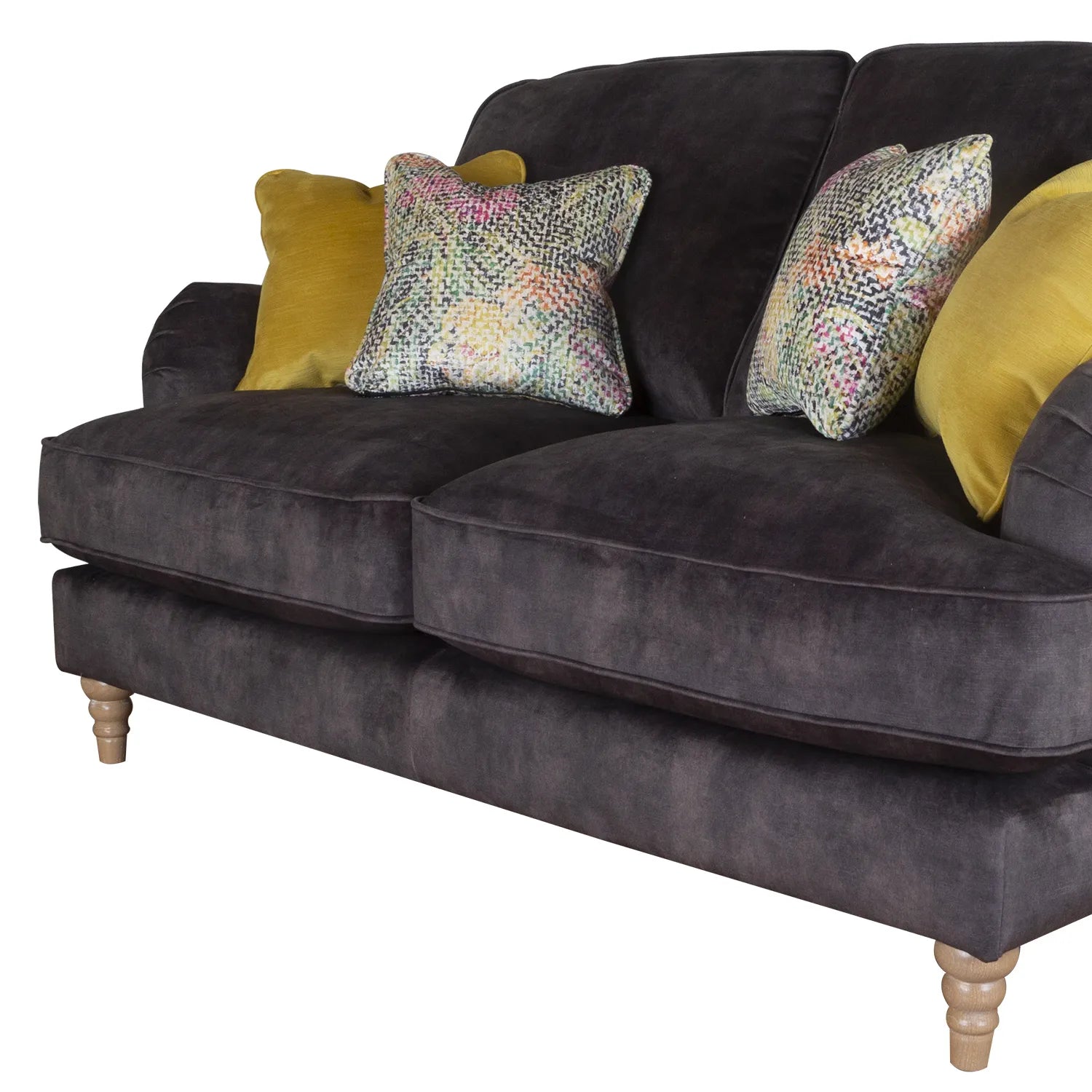 Wallace Plush Sublime Fabric 2 Seater Sofa Collection