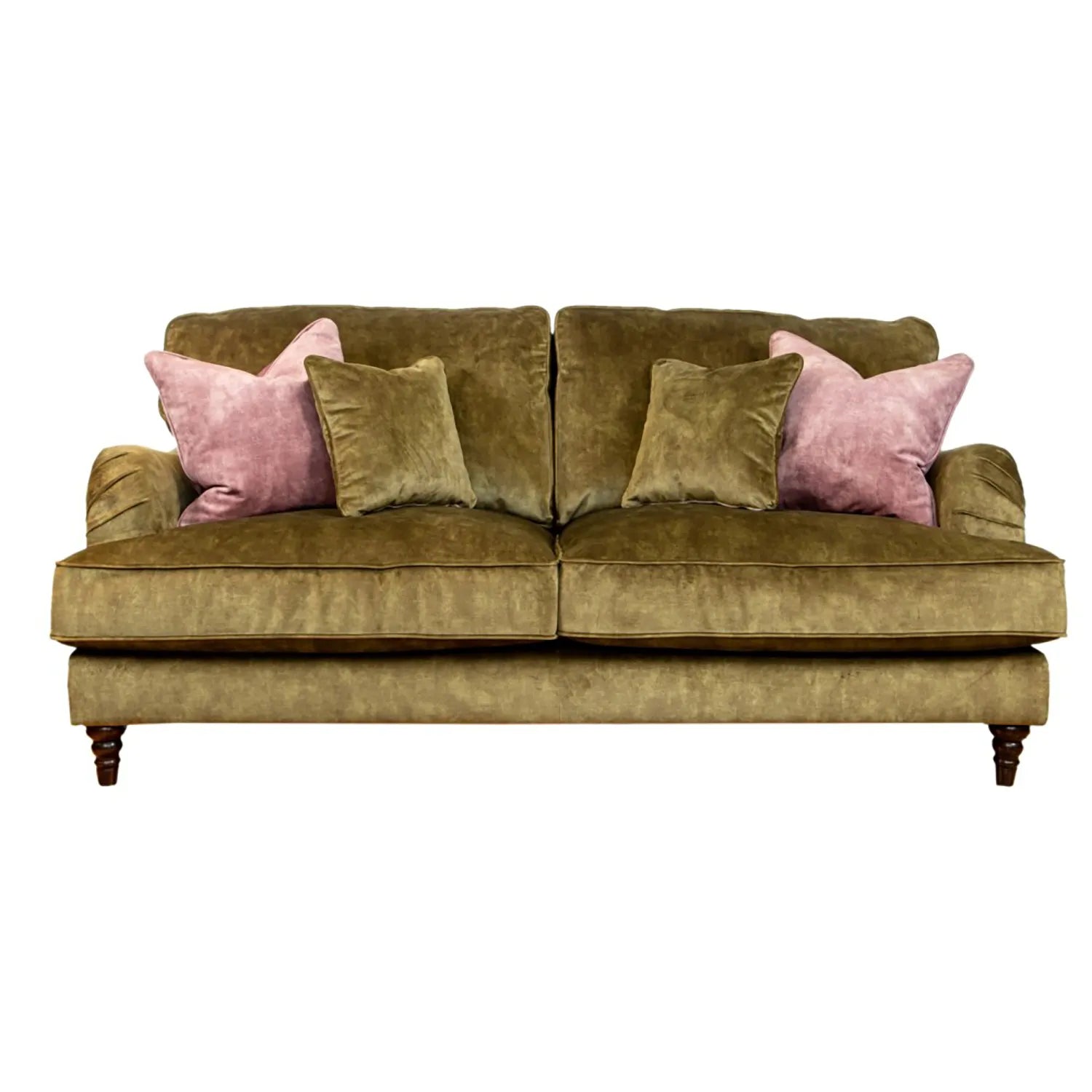 Wallace Traditional Style Plush Sublime Fabric Sofa Collection