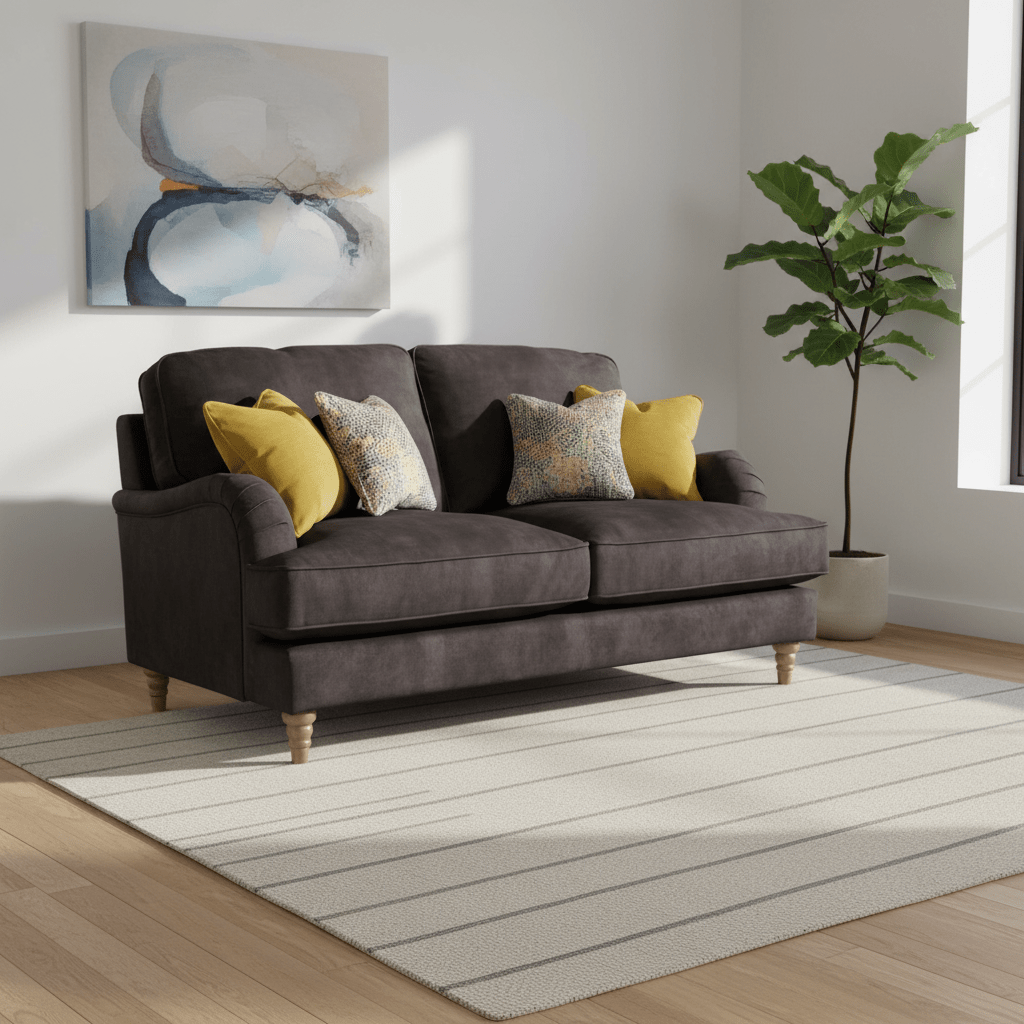 Wallace Plush Sublime Fabric Sofa Collection