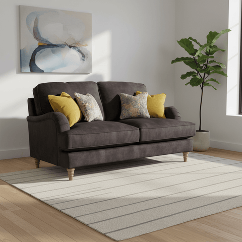 Wallace Plush Sublime Fabric Sofa Collection