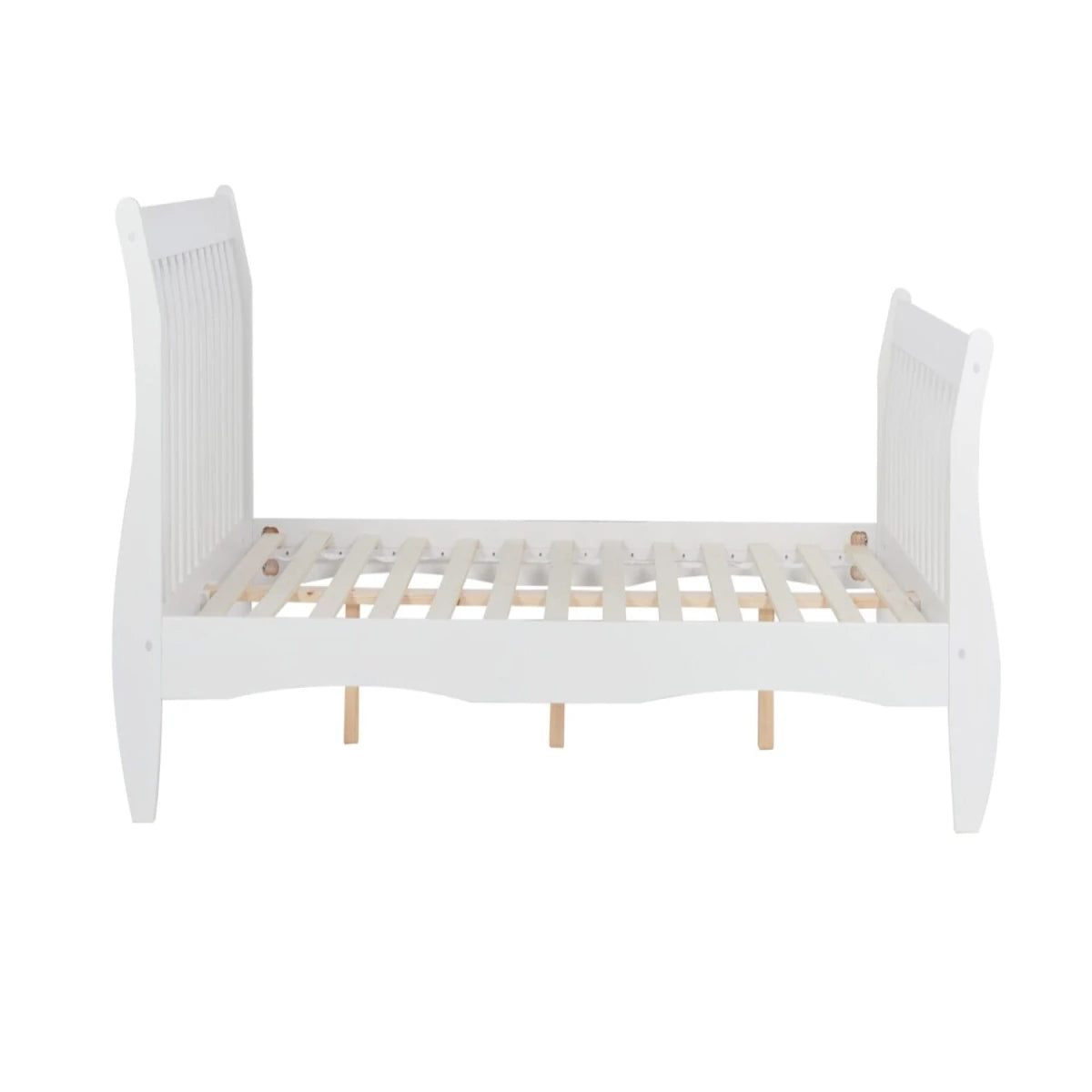 Solid pine wood frame with strong structure and natural finish.