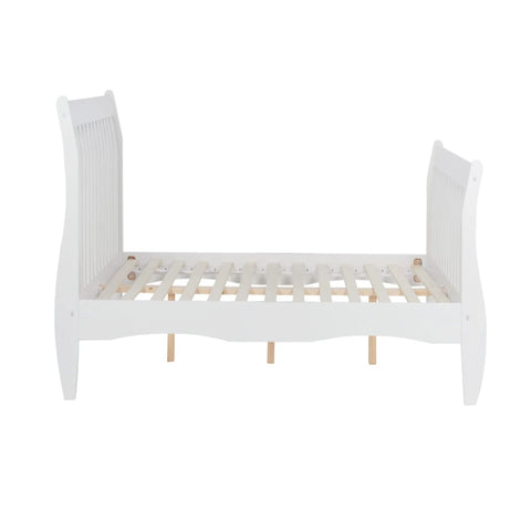 Solid pine wood frame with strong structure and natural finish.