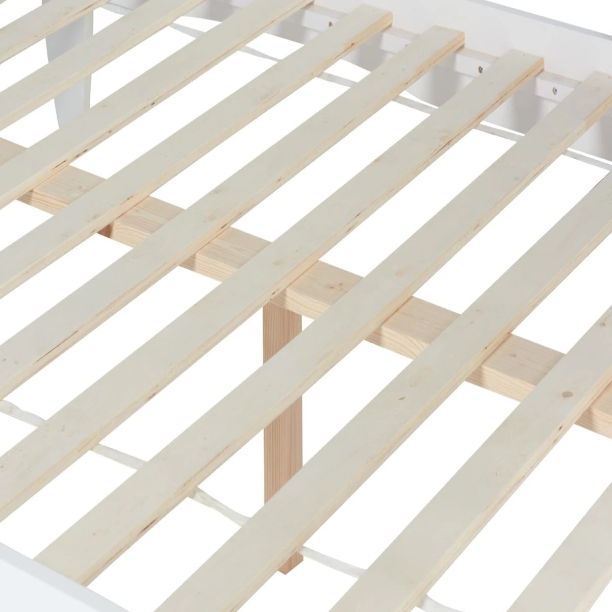 Pine wood structure offering stability strength and reliability.