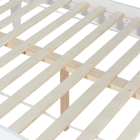 Pine wood structure offering stability strength and reliability.