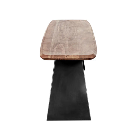 Lucio 150cm Dining Table Bench, also available in 200cm. Matching Items Available - Bench Top Wood Detail Image