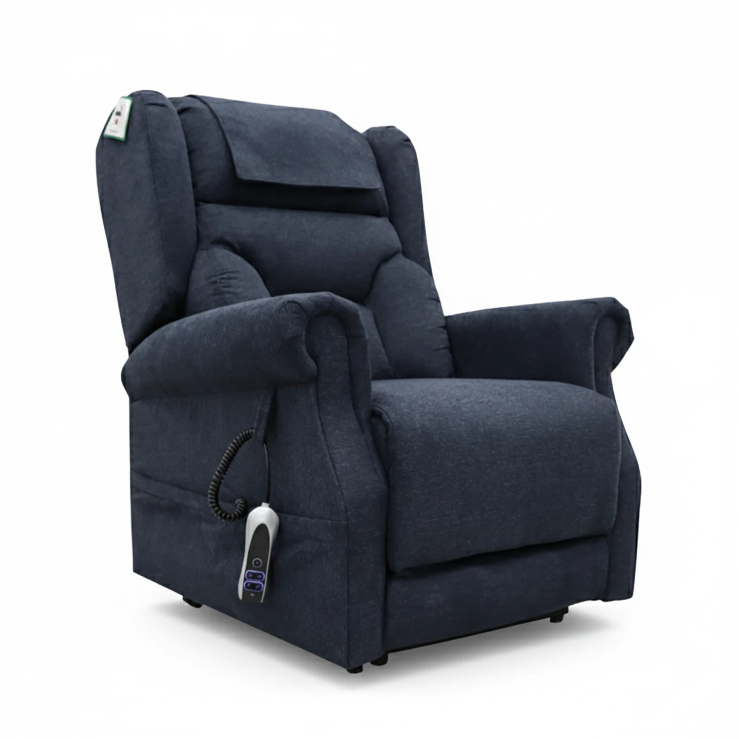 Berkshire Deep Blue Dual or Quad Motor Lift & Tilt Recliner Chair - Pendle Village Furniture
