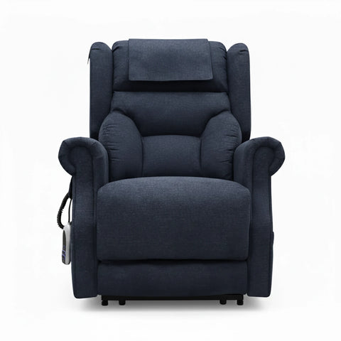 Berkshire Deep Blue Dual or Quad Motor Lift & Tilt Recliner Chair - Pendle Village Furniture