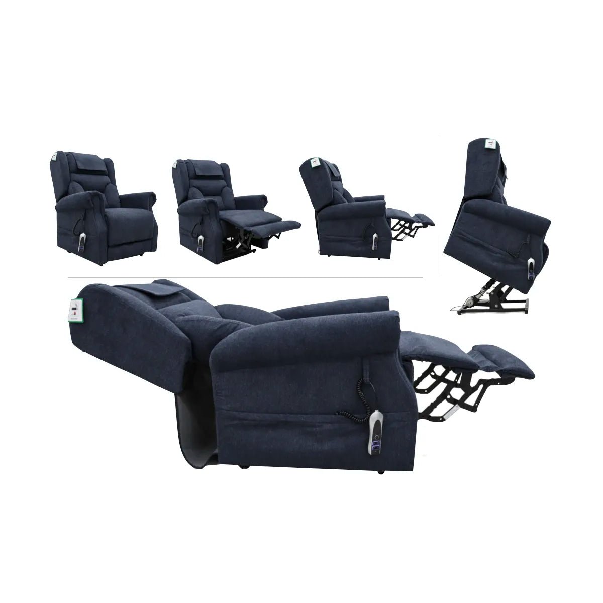 Berkshire Quad Motor Lift & Tilt Chair – Deep Blue - Pendle Village Furniture