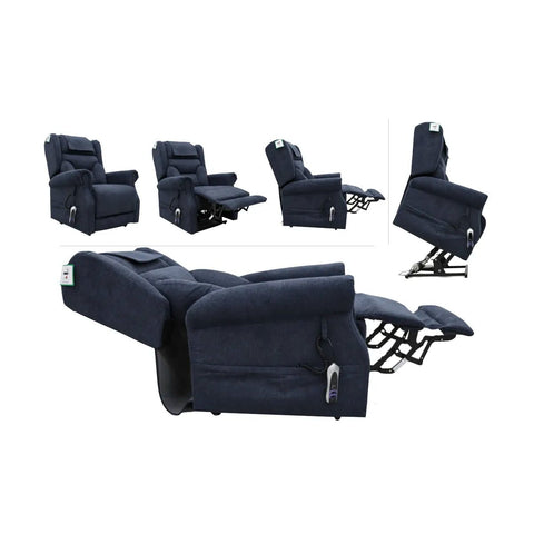 Berkshire Quad Motor Lift & Tilt Chair – Deep Blue - Pendle Village Furniture