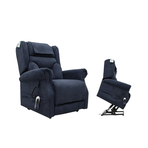 Berkshire Quad Motor Lift & Tilt Chair – Deep Blue - Pendle Village Furniture