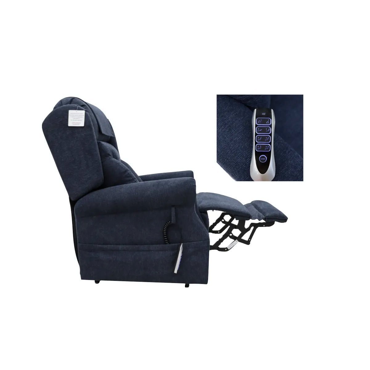 Berkshire Quad Motor Lift & Tilt Chair – Deep Blue - Pendle Village Furniture
