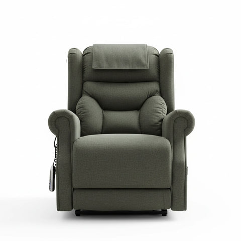 Berkshire Olive Dual or Quad Motor Lift & Tilt Recliner Chair - Pendle Village Furniture