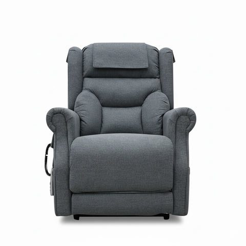 Berkshire Steel Grey Dual or Quad Motor Lift & Tilt Recliner Chair - Pendle Village Furniture