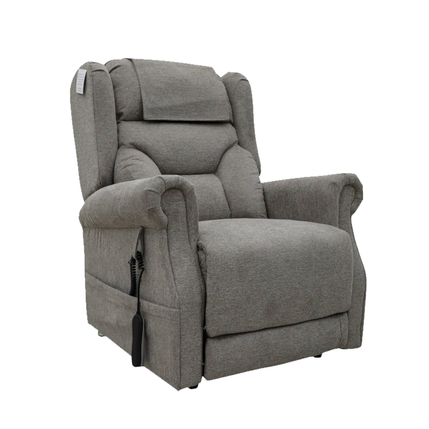 Berkshire Stone Grey Dual or Quad Motor Lift & Tilt Recliner Chair - Pendle Village Furniture