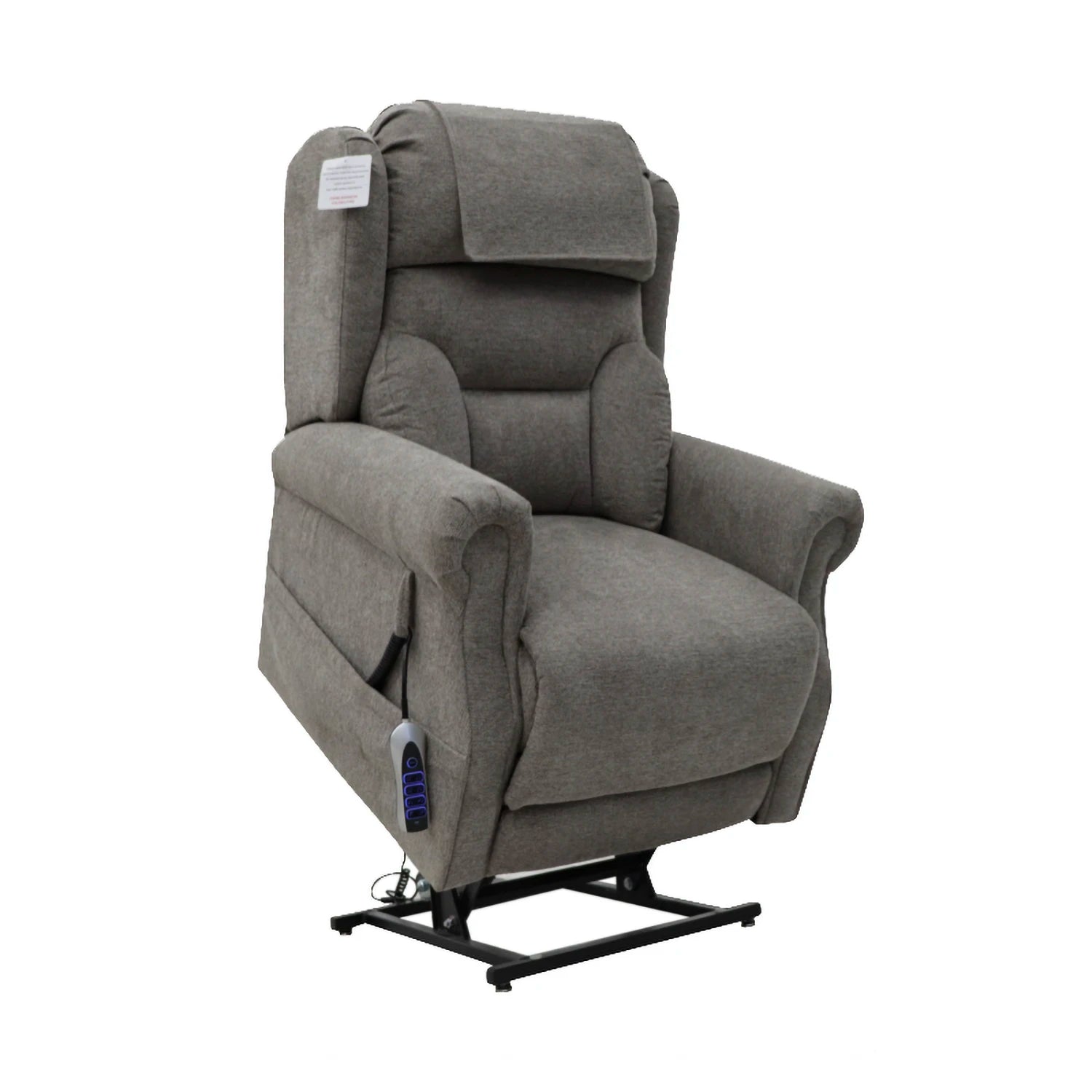 Berkshire Stone Grey Dual or Quad Motor Lift & Tilt Recliner Chair - Pendle Village Furniture