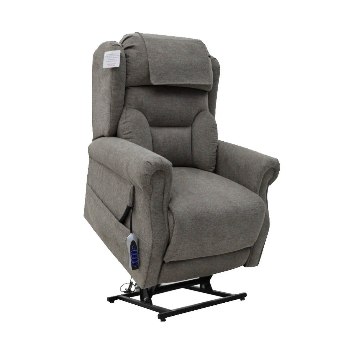 Berkshire Stone Grey Dual or Quad Motor Lift & Tilt Recliner Chair - Pendle Village Furniture
