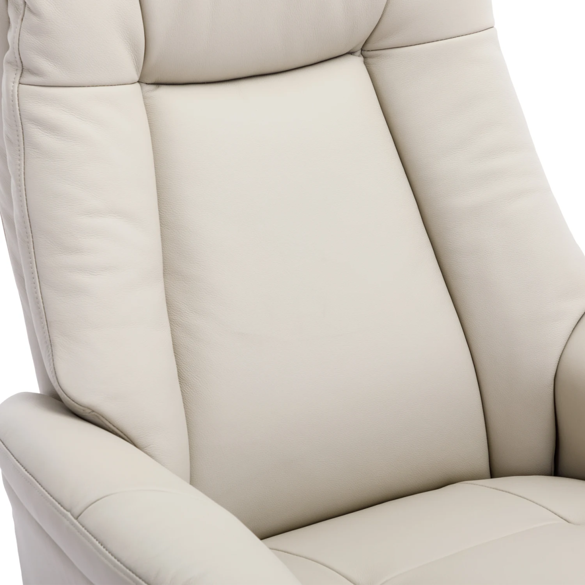 Bigelow Leather Match Swivel Recliner Chair with Footstool - Pendle Village Furniture