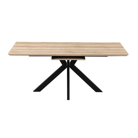 Bolton Distressed Oak Effect Extending Dining Table 140–180cm