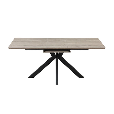 Bolton Grey Oak Effect Extending Dining Table 140–180cm