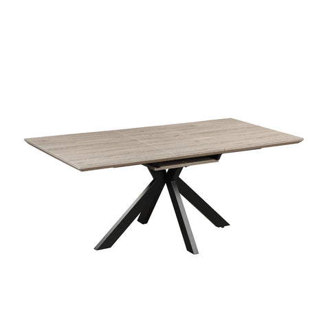 Bolton Grey Oak Effect Extending Dining Table 140–180cm