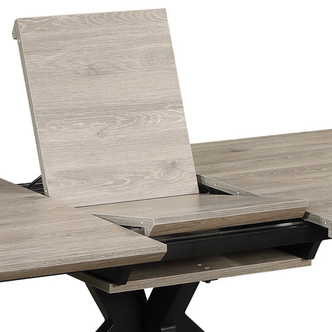 Bolton Grey Oak Effect Extending Dining Table 140–180cm
