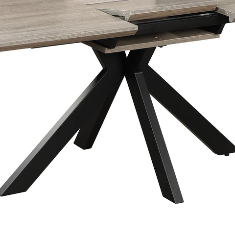 Bolton Grey Oak Effect Extending Dining Table 140–180cm