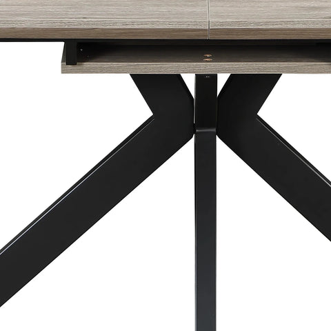 Bolton Grey Oak Effect Extending Dining Table 140–180cm